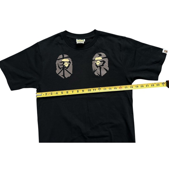 Bape A Bathing Ape Japan Tokyo Harajuku Black Shirt Size S - Picture 6 of 12